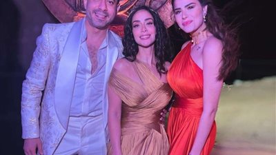 هنادي مهنا تهنيء العروسين بسنت شوقي ومحمد فراج باحتفال زواجهما