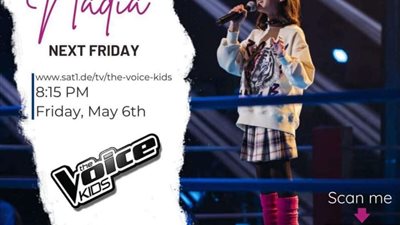 من هي نادية جونزالز؟.. قصة الطفلة المصرية التي أبكت لجنة تحكيم ذا فويس كيدز الألماني