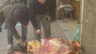 ضبط ربع طن لحوم غير صالحة للاستهلاك الآدمي بالقليوبية