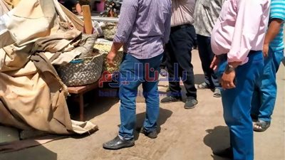 رئيس مدينة أشمون يقود حمله مكبرة لرفع وإزالة الإشغالات