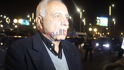 الخطيب وهاني أبو ريدة فى عزاء عمرو فهمي