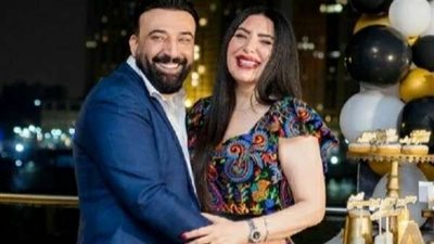 عبير صبري تشارك جمهورها احتفالها بعيد زواجها الرابع