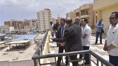 محافظ مطروح يتفقد أعمال تطوير ورفع كفاءة قصر ثقافة مطروح