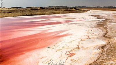 أغرب من الخيال.. شاهد|| اللون الوردي يكتسح بحيرات سلطنة عمان