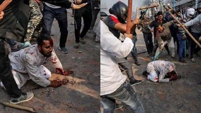 بالفيديو.. سحل وضرب مسلمو الهند واقتحام المساجد في نيودلهي