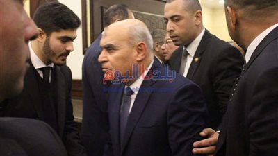 صدقي صبحي وفريد الديب في عزاء حسني مبارك (صور)