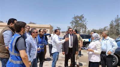 محافظ البحيرة يتفقد أعمال المبادرة الرئاسية 