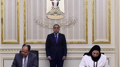 رئيس الوزراء يشهد توقيع بروتوكول تعاون التضامن الاجتماعي والتأمين الصحي الشامل