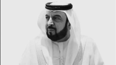 أحمد زاهر ينعي الشيخ خليفة بن زايد آل نهيان