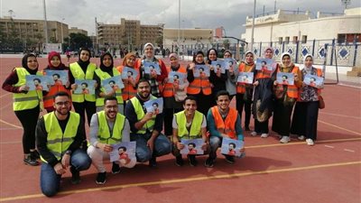 إطلاق أسبوع رياضي لكرة القدم لطلاب جامعة الإسكندرية للتوعية بأضرار المخدرات (صور)