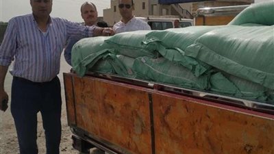 ضبط 2 طن قمح و40 شيكارة دقيق مدعم في البحيرة