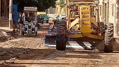 رفع 12 حالة إشغال وازالة 5 مطبات عشوائية منعا للحوادث جنوب غرب بني سويف