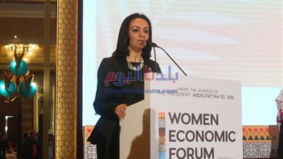 مايا مرسي: سيدات الأعمال اصطحبن أسرهن لحضور المنتدى في مصر