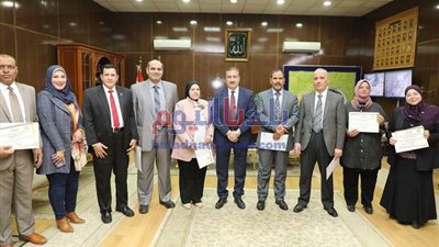 محافظ المنوفية يكرم القائمين على تدريب الأخصائيين النفسيين