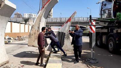 فتح طريق مديرية الأمن في بنها بعد غلقه 9 سنوات