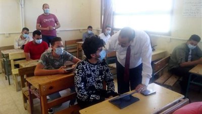 الدقهلية: نسبة دخول الطلاب على المنصة الالكترونية 100%