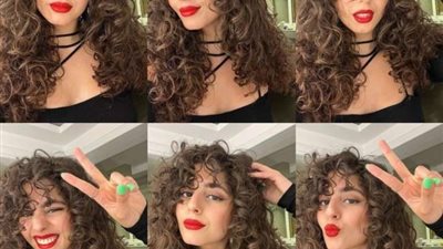 روج أحمر وشعر كيرلي.. مايان السيد تظهر بإطلالة خاطفة للأنظار