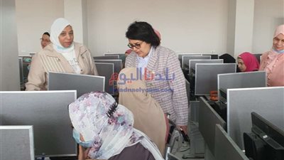 بدء الاختبارات الإلكترونية التجريبية لكليات القطاع الطبي بالمنوفية