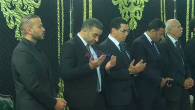 نجوم الكرة يؤدون واجب العزاء في وفاة اللواء زكريا عبيد سراج الدين (صور)