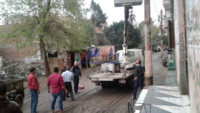 وفاة شخص بصعقة كهربائية بسبب سوء الأحوال الجوية في المنوفية