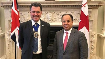 بمقر إقامته..  وزير المالية يتحاور مع عمدة لندن بحضور رجال أعمال وإعلاميين