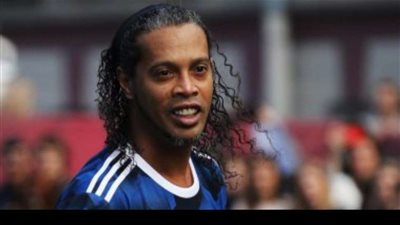 اللاعب البرازيلى رونالدينيو يصل مطار القاهرة الدولى ويبدأ غدا جولة سياحية