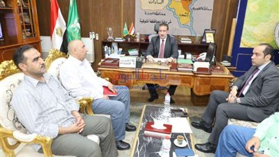 محافظ المنوفية يلتقى بمستثمرى المنطقة الصناعية بقويسنا