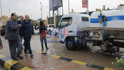 بني سويف..جهود المحافظة لرفع تداعيات الطقس السيئ