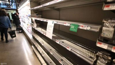 أرفف خالية.. 