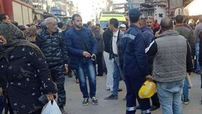 الحماية المدنية تنقذ أسرة عالقة بالطابق الرابع لانهيار سلم عقار بشبرا الخيمة