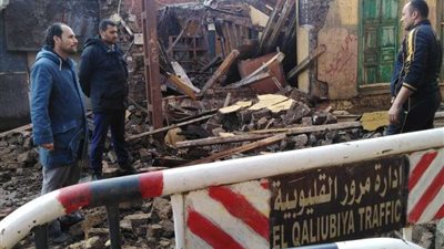 انهيار منزل دون خسائر في الأرواح بكفر شكر