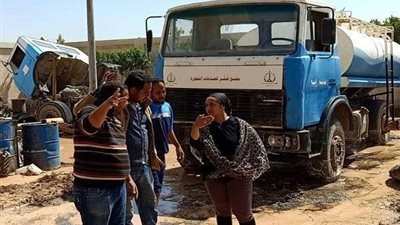 بالصور.. نائب محافظ جنوب سيناء تتابع كسح مياة الأمطار من الشوارع