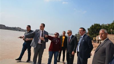 محافظ القليوبية يتفقد مراسي شبرا الخيمة