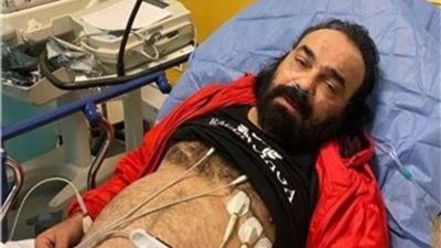 التهاب حاد في الشعب الهوائية.. تعرف على أخر تطورات الحالة الصحية للمطرب أبو الليف