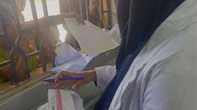 ضمن مبادرة حياة كريمة .. الكشف علي 527 مواطن في قافلة طبية مجانية بقرية حاجر الزوايدة بنقادة