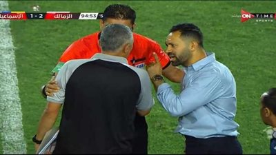 رابطة الأندية تقرر وقف مدرب الزمالك مباراتين بسبب حسني عبد ربه