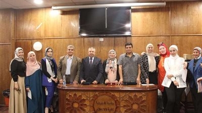 تقييم الأعمال الطلابية بقسم الإذاعة والتليفزيون بإعلام المنوفية