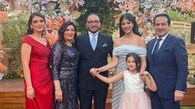 المخرج محمد ثروت يحتفل بخطوبة نجله على لاعبة الأهلي