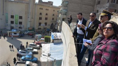 محافظ الدقهلية يتفقد أعمال تطوير ميدان الشيخ حسانين