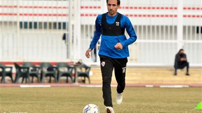 ايمن حفني يواصل برنامجه التأهيلي في مران اليوم