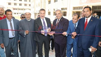 رئيس جامعة المنوفية يستقبل المحافظ ورئيس جامعة الأزهر