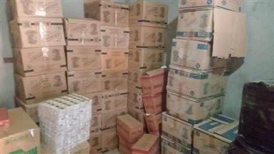 ضبط 125 ألف علبه سجائر مجهولة المصدر بإيتاي البارود بالبحيرة