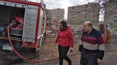 السيطرة على حريق هائل داخل شقة سكنية بالهرم
