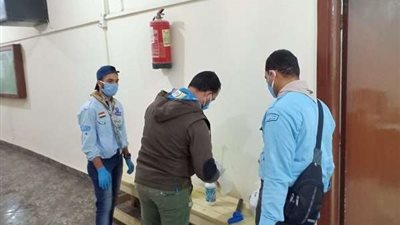 الكشافة الجوية بالدقهلية تشارك في تعقيم المنشآت