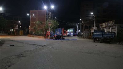 تطبيق حظر التجول بمدينة الخانكة في القليوبية