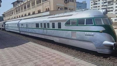 بالصور.. شاهد قطار الملك فاروق بعد تطويره وإعادته إلى حالته الأصلية