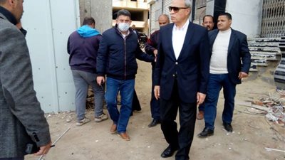 محافظ القليوبية يشن حملة على أعمال البناء الخالف ببنها