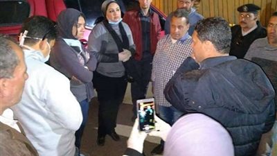 سولاف درويش تقود حملة لتطهير وتعقيم مداخل ومخارج قرى مدينة قليوب