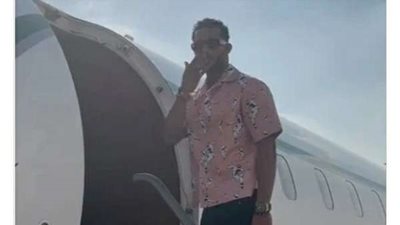 من الطائرة .. محمد رمضان يشوق جمهوره لحفله بالأردن