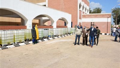 محافظ الدقهلية: توزيع 288 طن مواد مطهرة على مراكز ومدن وأحياء المحافظة